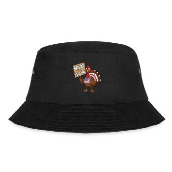 Lustiger Thanksgiving Truthahn - Bucket Hat - Schwarz - Vorne - Lela (165cm)