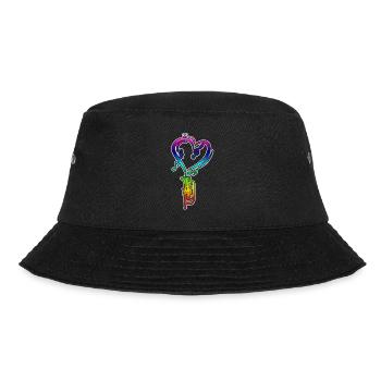 Trumpet Rainbow Colorful - Bucket Hat - black - Front - Lela (165cm)