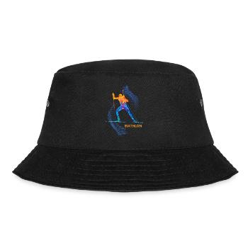 Biathlon Athlete Sport Sport Winter Sports - Bucket Hat - black - Front - Lela (165cm)