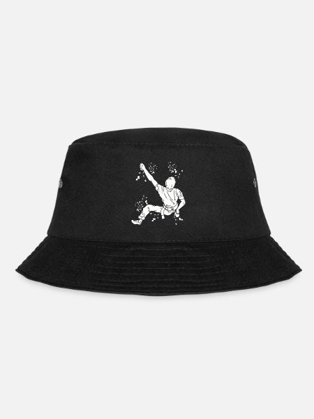 Boulderer Colorsplash Boulder Bouldern - Bucket Hat - Schwarz