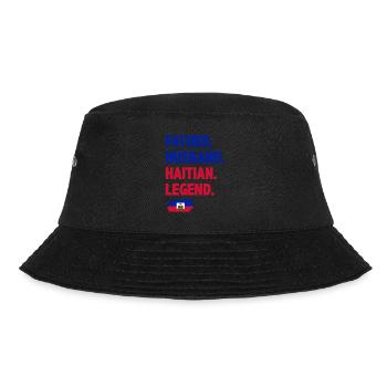 Haiti Haitianer Karibik Urlaub - Bucket Hat - Schwarz - Vorne - Lela (165cm)