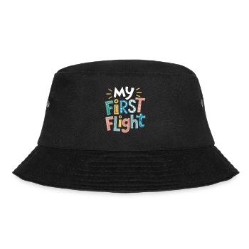 My first flight adventure for little pilots - Bucket Hat - black - Front - Lela (165cm)