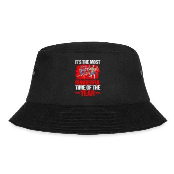 Jogging Most Runderful Time Running - Bucket Hat - black - Front - Lela (165cm)