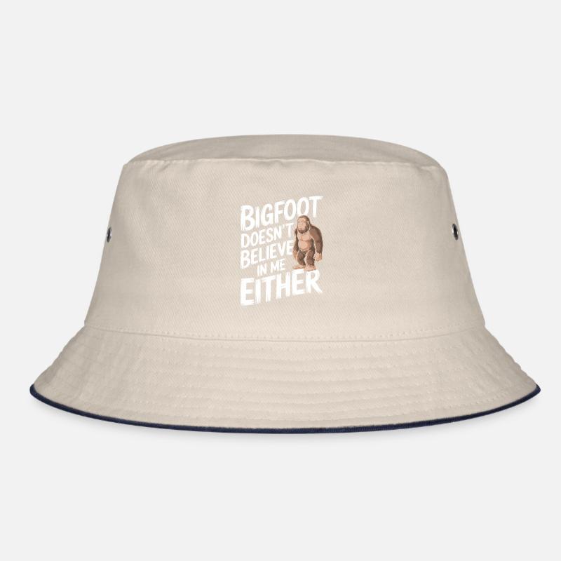 Bigfoot Believer Sasquatch Cryptid Forest Creature Bucket Hat