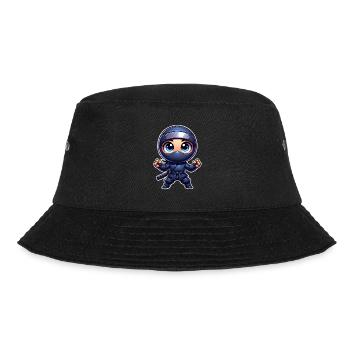 Ninja - Bucket Hat - Schwarz - Vorne - Lela (165cm)