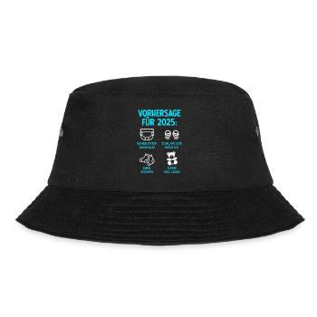 Werdende Eltern Vorhersage für 2025 Werdender Papa - Bucket Hat - Schwarz - Vorne - Lela (165cm)