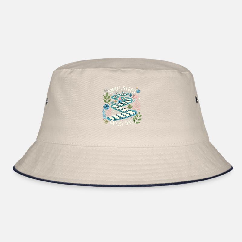 Täglich kleine Schritte Bucket Hat