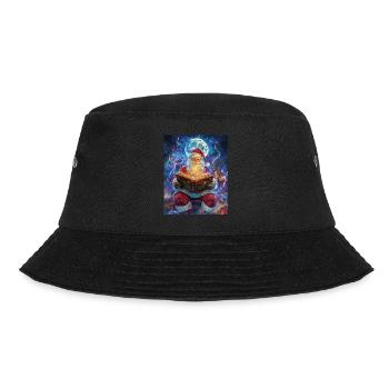 Weihnachtsmann Frauen Männer Kinder Weihnachten - Bucket Hat - Schwarz - Vorne - Lela (165cm)