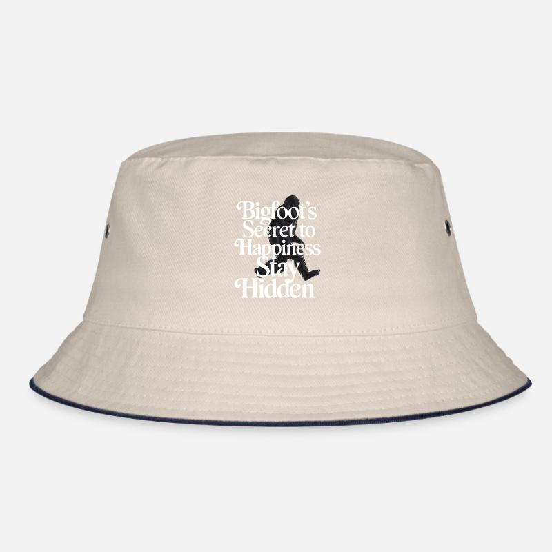 Bigfoot Believer Sasquatch Cryptid Forest Creature Bucket Hat