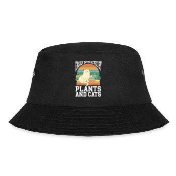 Plants Gardening Gardener - Bucket Hat - Schwarz - Vorne - Lela (165cm)