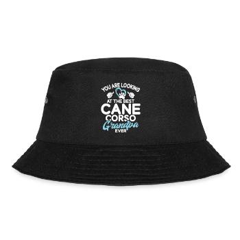 Cane Corso Gifts - Bucket Hat - black - Front - Lela (165cm)