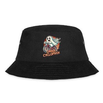 Ghoul Cyclopath Ghost Cycling - Bucket Hat - black - Front - Lela (165cm)