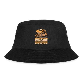 Alles, was Sie brauchen, ist ein Pfannkuchen- und Ahornsirup-Liebhaber - Bucket Hat - Schwarz - Vorne - Lela (165cm)
