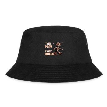 Voodoo Puppe Gruseliges Party Design - Bucket Hat - Schwarz - Vorne - Lela (165cm)