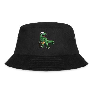 Rugby Fußballer Oma T Rex Fußball - Bucket Hat - Schwarz - Vorne - Lela (165cm)