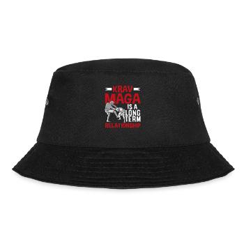 Krav Maga Funny Saying Sports - Bucket Hat - black - Front - Lela (165cm)