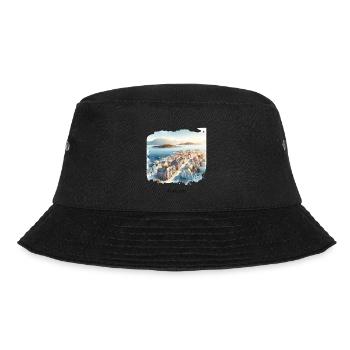 Ålesund City View Scandinavia Norway Summer - Bucket Hat - black - Front - Lela (165cm)