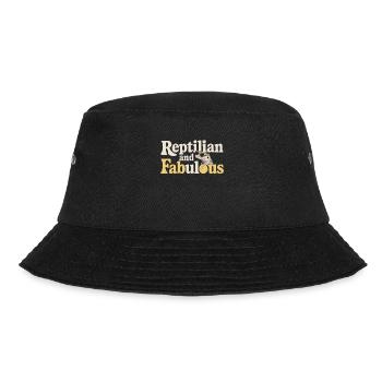 Lizard People Reptile Conspiracy And Secret - Bucket Hat - black - Front - Lela (165cm)