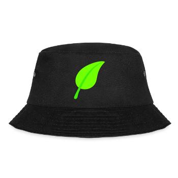 Green Beautiful Leaf Eco Spring Summer Nature - Bucket Hat - black - Front - Lela (165cm)