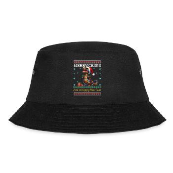 Joyeux Crise Noël laid Dino Weihnachten - Bob - noir - Devant - Lela (165cm)