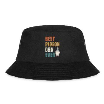 Best pigeon dad ever - Bucket Hat - black - Front - Lela (165cm)