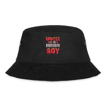 Uncle Of The Birthday Boy Strawberry First Bday - Bucket Hat - black - Front - Lela (165cm)