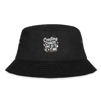 Cool Diy Queen of DIY Crafts - Bucket Hat - black - Front - Lela (165cm)