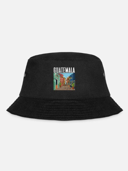 Guatemala - Bucket Hat - Schwarz