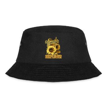 Mommy's Sunflower - Bucket Hat - black - Front - Lela (165cm)