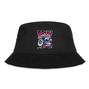 Astronaut 8th Birthday Space - Bucket Hat - black - Front - Lela (165cm)