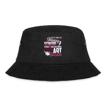 I Am The Art Teacher - Bucket Hat - black - Front - Lela (165cm)
