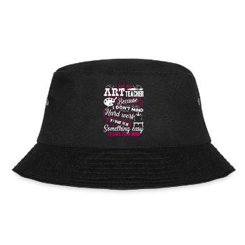 I am A Art Teacher - Bucket Hat - black - Front - Lela (165cm)