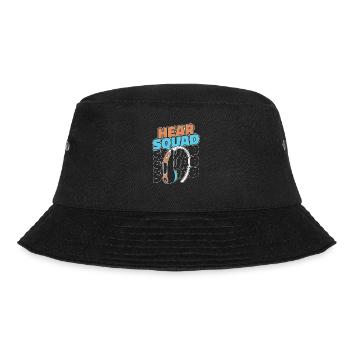 Hörgerätespezialist Kader - Bucket Hat - Schwarz - Vorne - Lela (165cm)