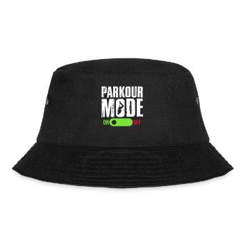 Backflip Salto Acrobatics Parkour Gymnastics Gift - Bucket Hat - black - Front - Lela (165cm)