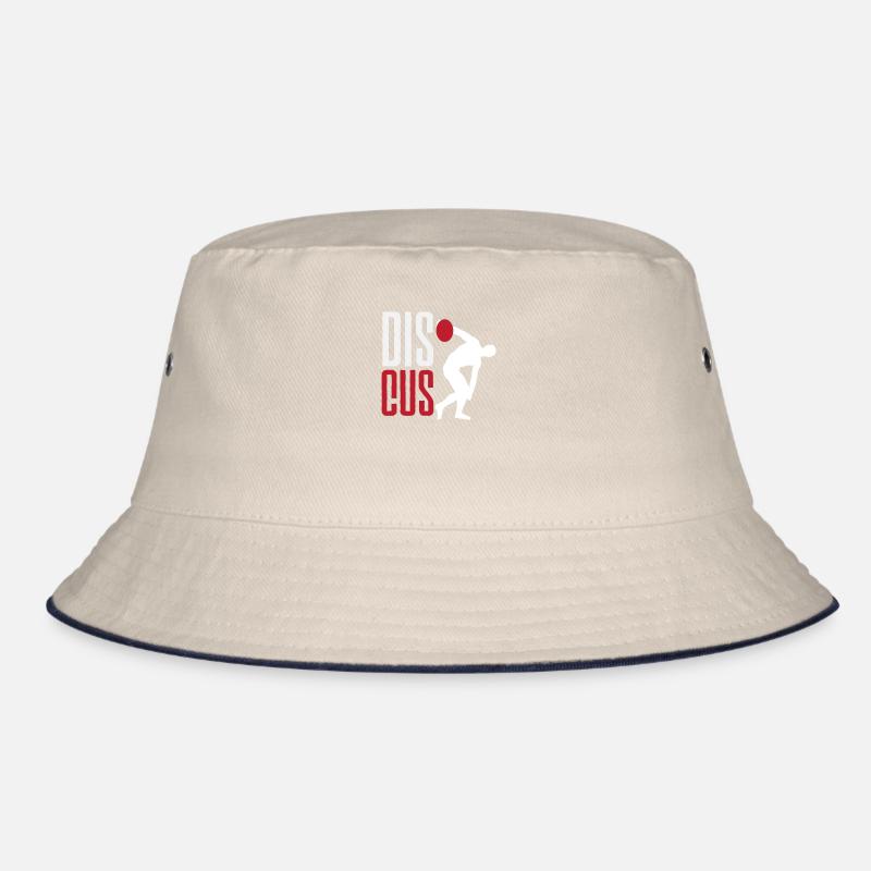 Discus Discus Throw Athlete Athlete Gift Bucket Hat