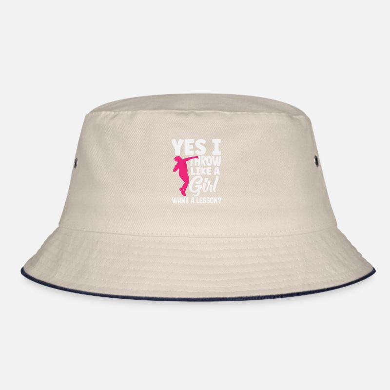 Diskus Diskuswurf Leichtathlet Sportler Geschenk Bucket Hat