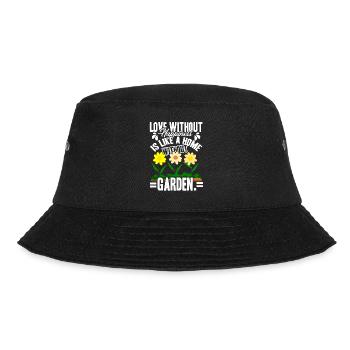 Gardening Home Without Garden - Bucket Hat - black - Front - Lela (165cm)