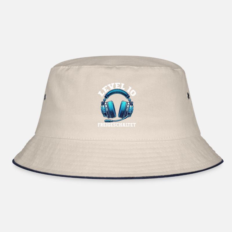 Level 10 Freigeschaltet Gaming Geburtstag PC Bucket Hat