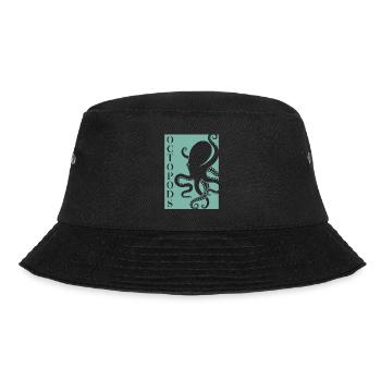 Octopodes Octopoda Cephalopoda Lover Octopus - Bucket Hat - black - Front - Lela (165cm)