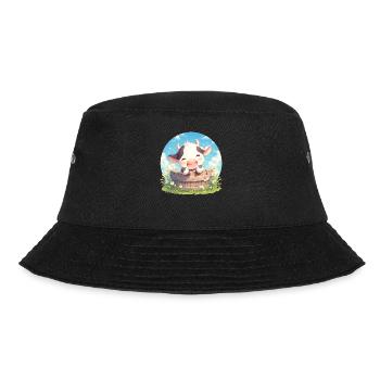Cows Cow - Bucket Hat - black - Front - Lela (165cm)