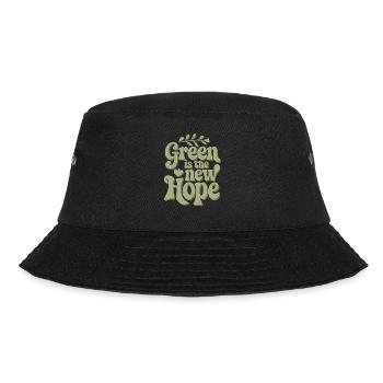 Climate optimism, Earth Day, Sustainability - Bucket Hat - black - Front - Lela (165cm)