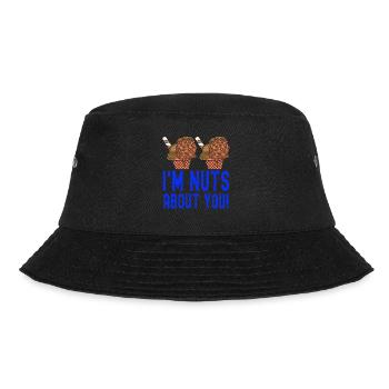 I'm Nuts About You Sundae Gelato Cream - Bucket Hat - black - Front - Lela (165cm)