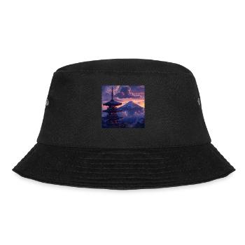 Japan - Bucket Hat - Schwarz - Vorne - Lela (165cm)