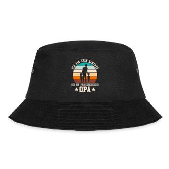 Opi BIN KEIN RENTNER BIN PROFESSIONELLER - Bucket Hat - Schwarz - Vorne - Lela (165cm)