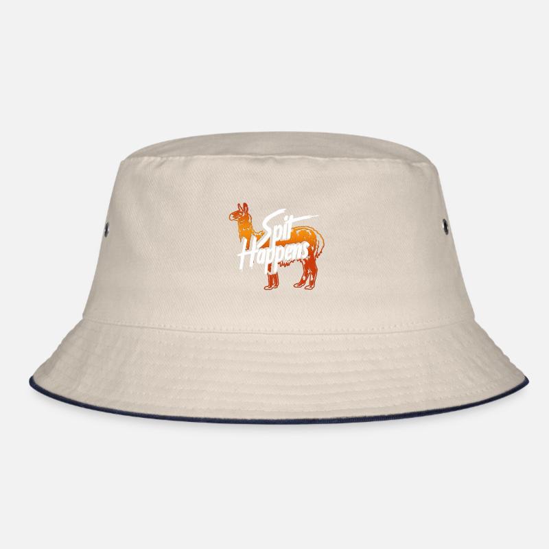 Llama Spit Happens Bucket Hat