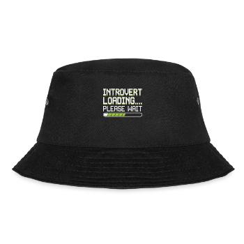 Introverted Gamer Declarer Calm - Bucket Hat - black - Front - Lela (165cm)