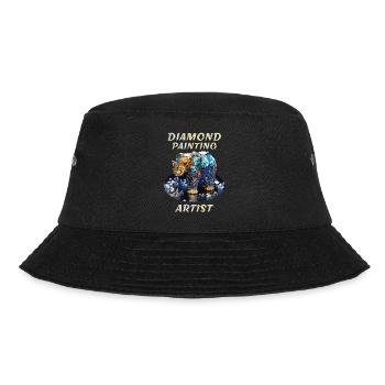 DIAMANTEN ELEFANT DIAMOND PAINTING ARTIST - Bucket Hat - Schwarz - Vorne - Lela (165cm)