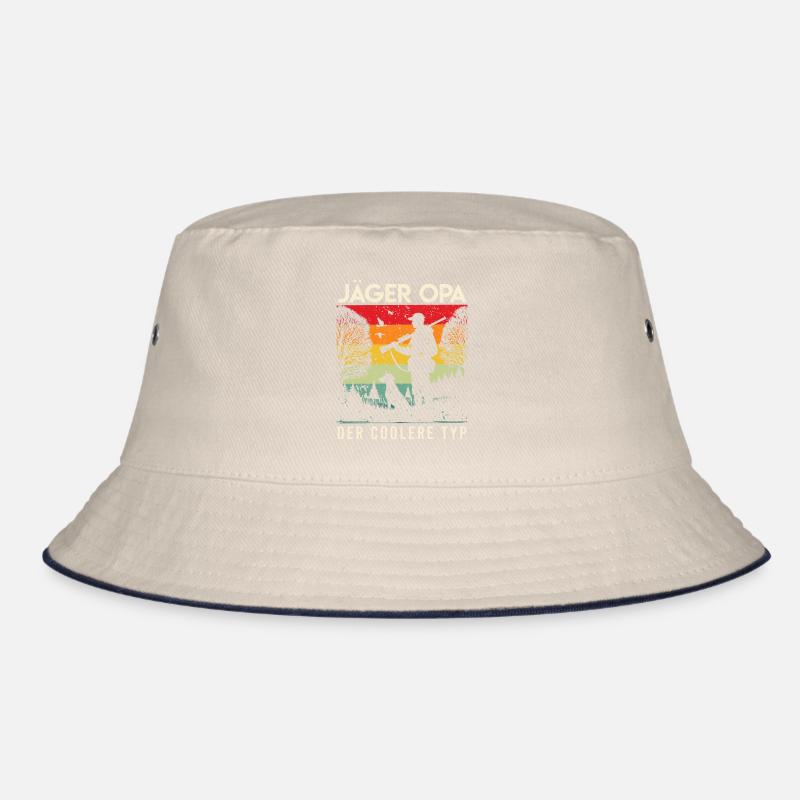 JÄGER OPA DER COOLERE TYP Lustiges Großvater Bucket Hat