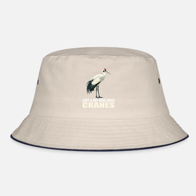 Kraniche Kranich Bucket Hat