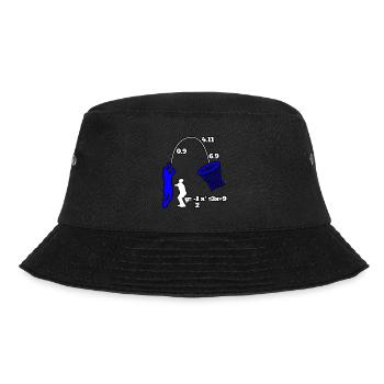 Sports Baller Hoops Player Calculation Basketball - Bucket Hat - black - Front - Lela (165cm)